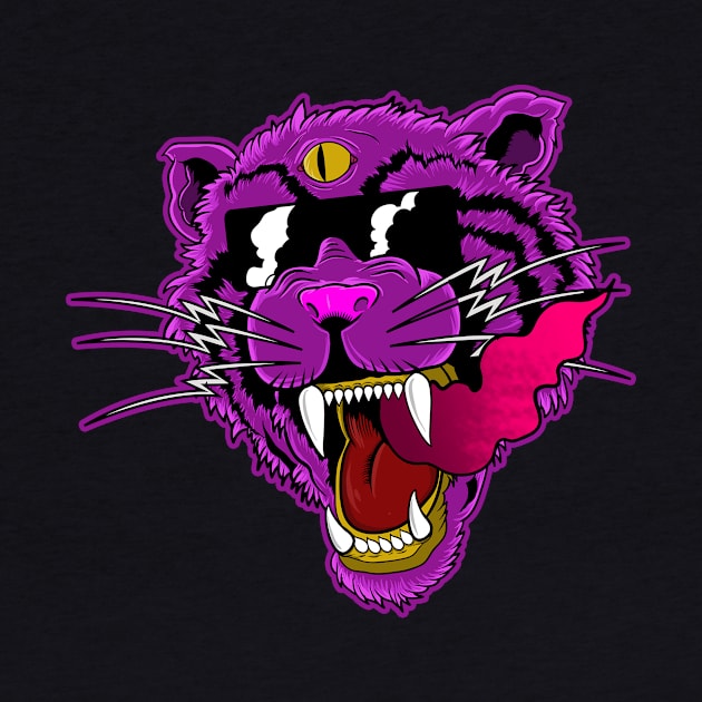 The Purple Tiger by nivibomb